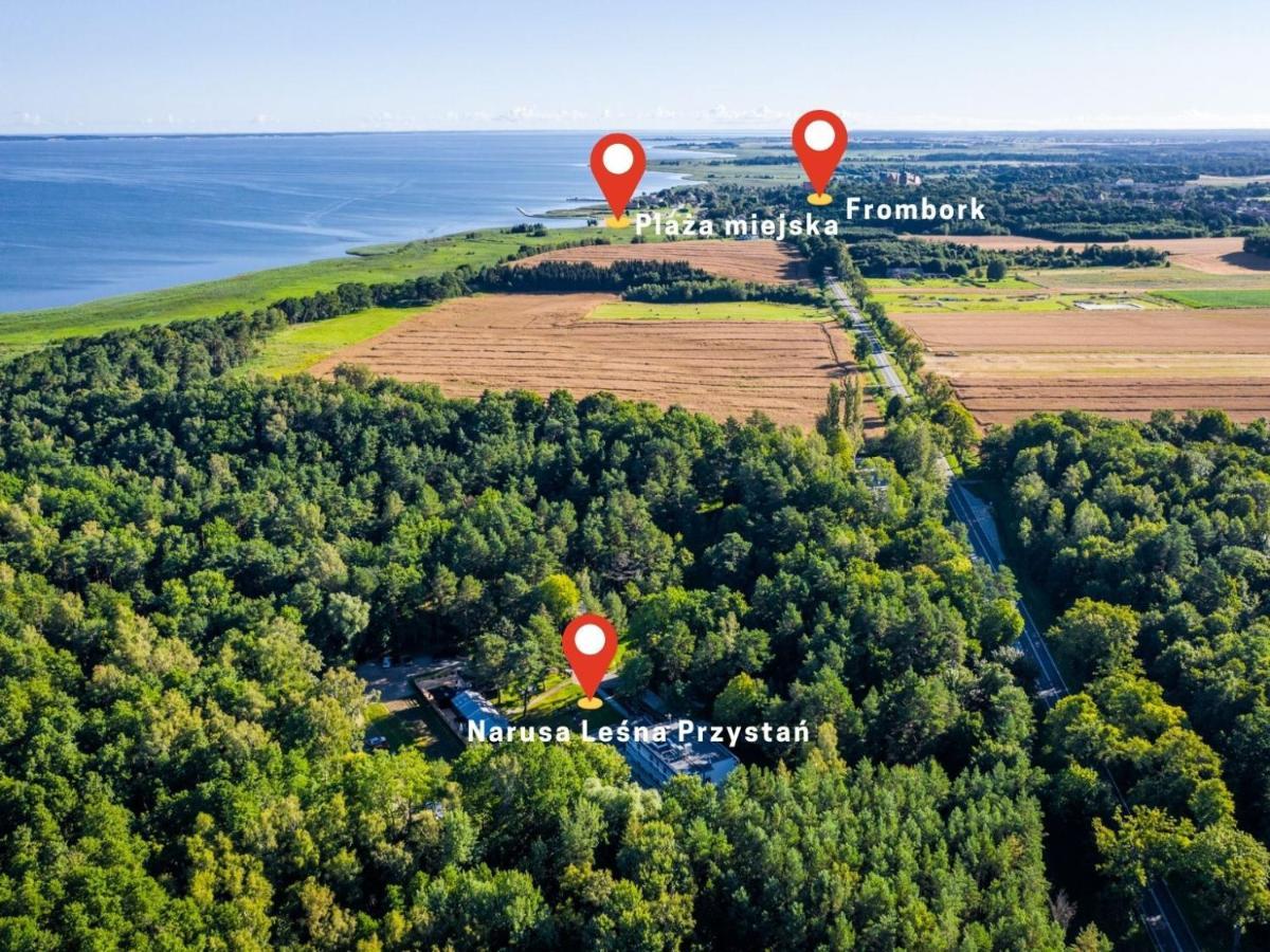 Narusa Lesna Przystan Frombork Buitenkant foto